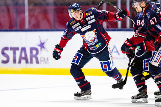 Linköpings Fredrik Karlström jublar
