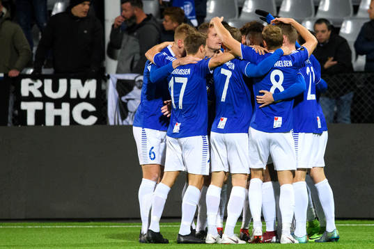 Sarpsborg 08 celebrates