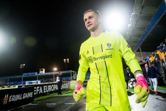 Goalkeeper Aleksandr Vasyutin of Sarpsborg 08