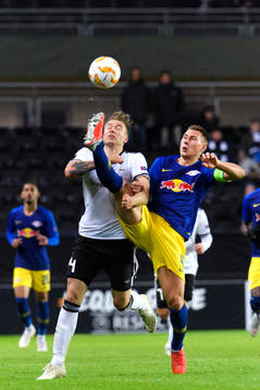 Alexander Søderlund of Rosenborg and Willi Orban of RB