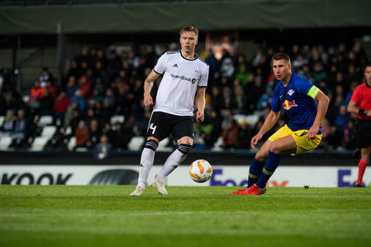 Alexander Søderlund of Rosenborg and Willi Orban of RB