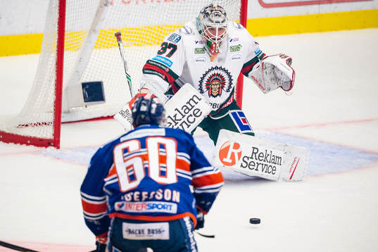 Frölundas målvakt Johan Gustafsson