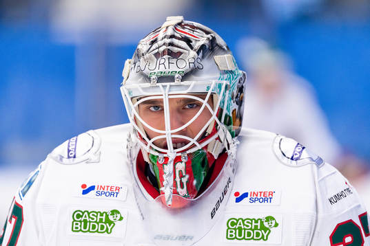 Frölundas målvakt Johan Gustafsson
