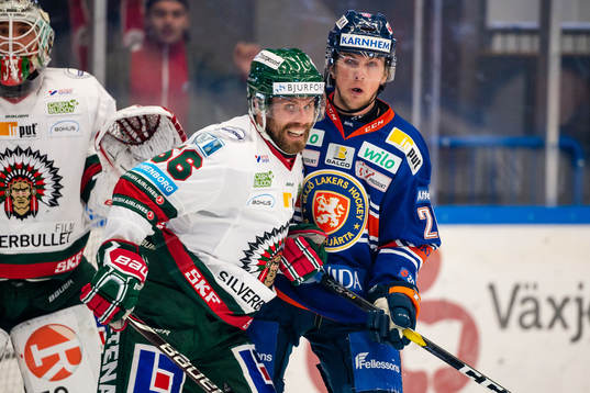 Frölundas Jonathan Sigalet och Växjös Nils Carnbäck