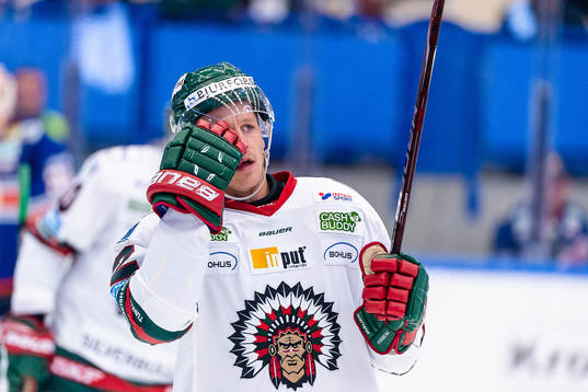 Frölundas Max Friberg deppar