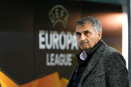 Senol Günes, head coach of Besiktas