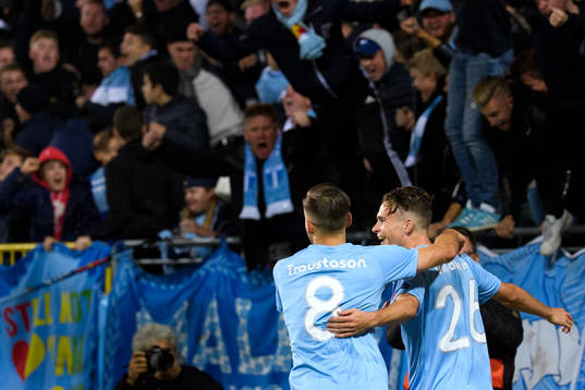 Andreas Vindheim of Malmö FF celebrates