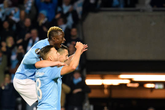 Markus Rosenberg of Malmö FF celebrates