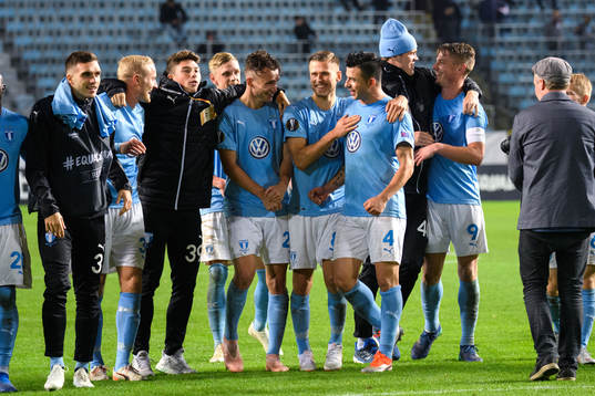 The players of Malmö FF celebrates