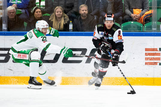 Rögles Jesper Williamsson och Malmö Redhawks Frederik