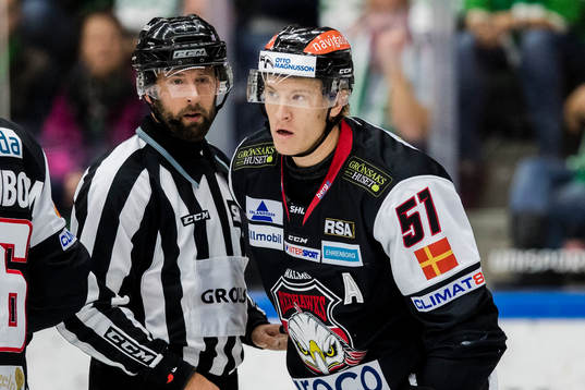 Malmö Redhawks Emil Sylvegård  deppar