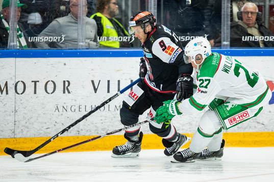 Malmö Redhawks Frederik Storm och Rögles Jesper
