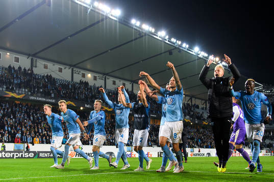 The payers of Malmö FF celebrates
