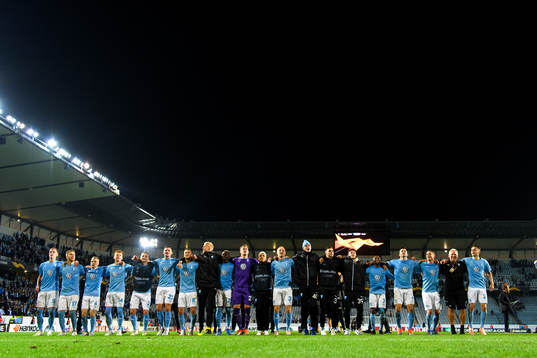 The players of Malmö FF celebrates