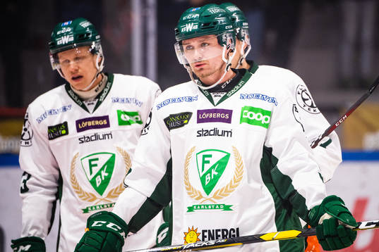Färjestads Linus Johansson deppar