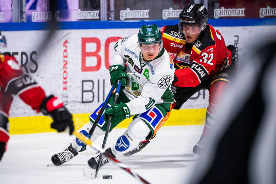 Färjestads Marcus Nilsson och Luleås Oscar Engsund