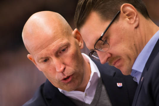 Timrås tränare Fredrik Andersson och assisterande