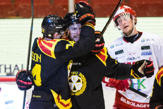 Brynäs Joachim Rohdin jublar