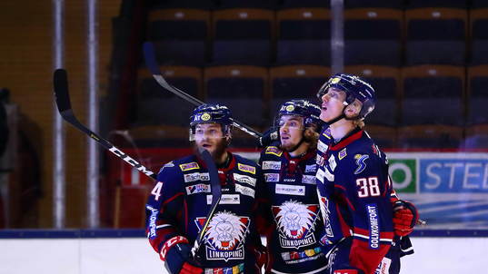 Linköpings Jimmy Andersson och Linköpings Johan