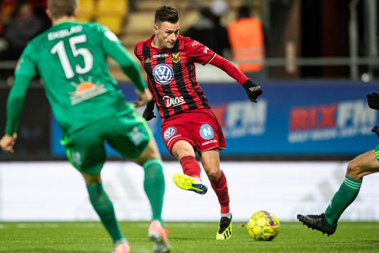Östersunds Jamie Hopcutt gör 2-0