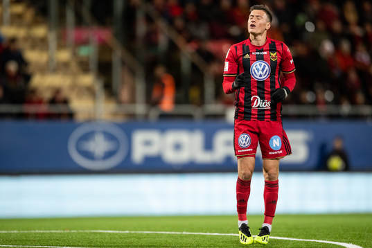 Östersunds Jamie Hopcutt deppar
