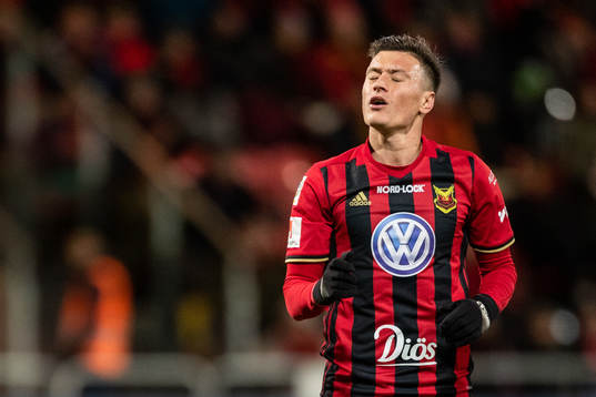 Östersunds Jamie Hopcutt deppar