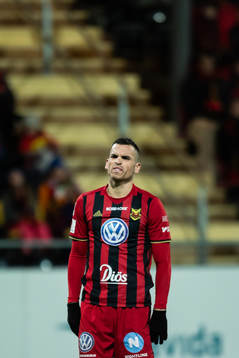 Östersunds Dino Islamovic  deppar