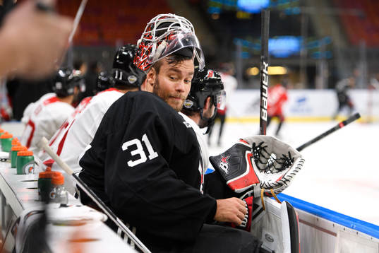 Goalkeeper Eddie Lack