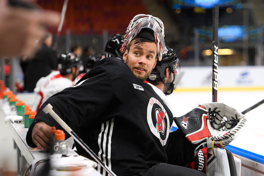 Goalkeeper Eddie Lack