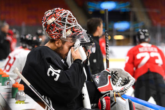 Goalkeeper Eddie Lack