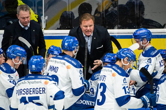 Leksands tränare Leif Carlsson