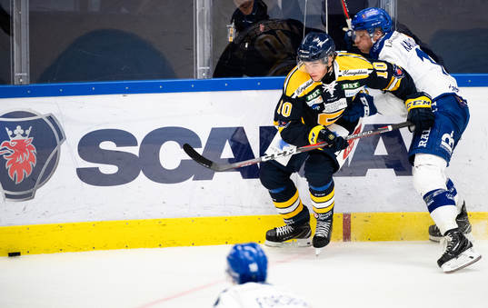 Södertäljes Axel Andersson och Leksands Martin Karlsson