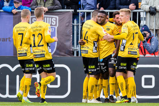 Elfsborgs Chinedu Obasi jublar