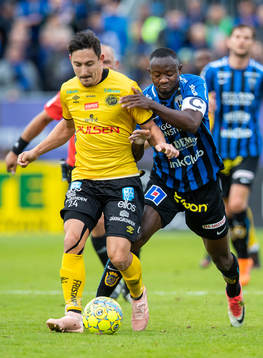 Elfsborgs Stefan Ishizaki och Sirius Moses Ogbu