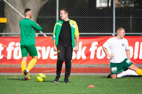 Skabersjös tränare Hampus Hannula