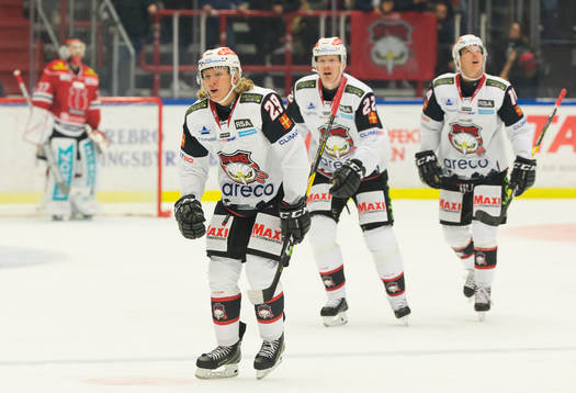 Malmö Redhawks Marcus Sylvegård, Lars Bryggman och