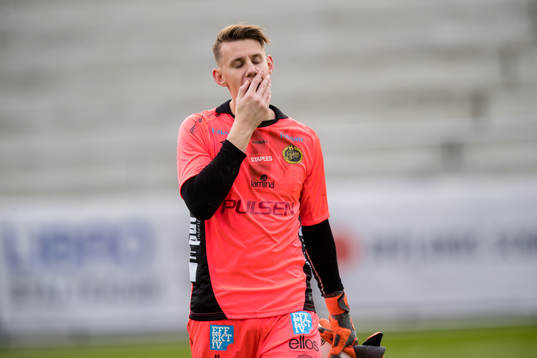 Elfsborgs målvakt David Olsson deppar