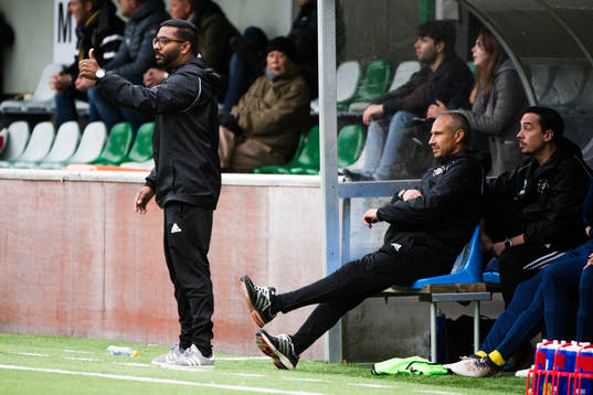 Ängelholms tränare Alexander Tengryd och Henrik Larsson