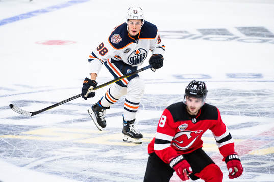 Jesse Puljujarvi of the Edmonton Oilers