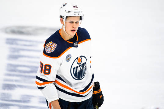 Jesse Puljujarvi  of the Edmonton Oilers