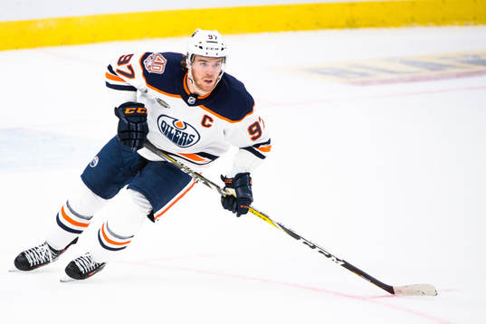 Connor McDavid  of the Edmonton Oilers