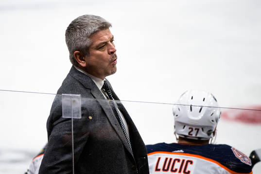 Todd McLellan, head coach of the Edmonton Oilers