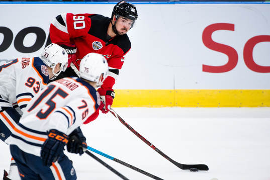 Marcus Johansson of the New Jersey Devils