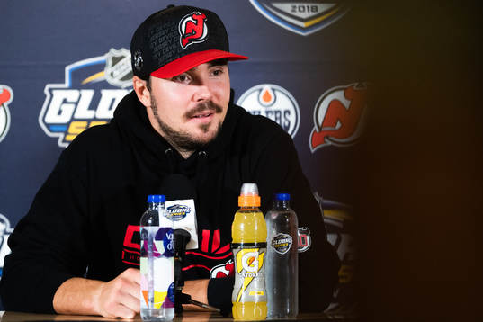 Marcus Johansson of the New Jersey Devils