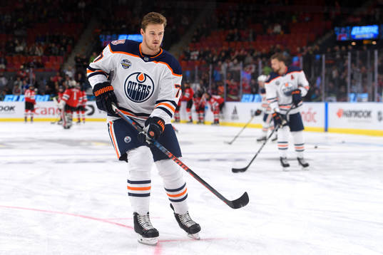 Oscar Klefbom of the Edmonton Oilers