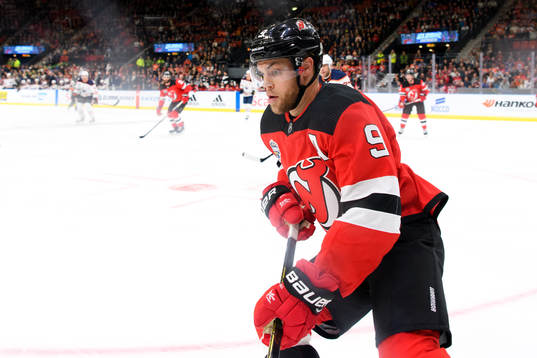 Taylor Hall of the New Jersey Devils