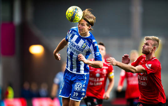 IFK Göteborgs August Erlingmark och Trelleborgs Robin