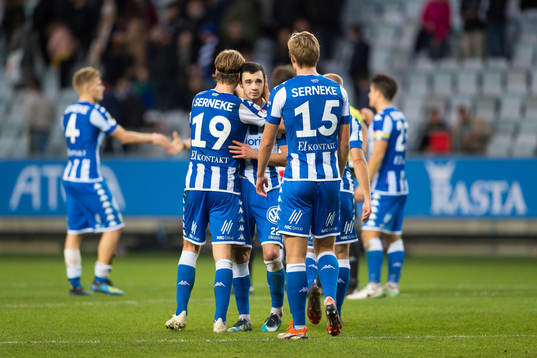 IFK Göteborgs August Erlingmark klappar om Giorgi