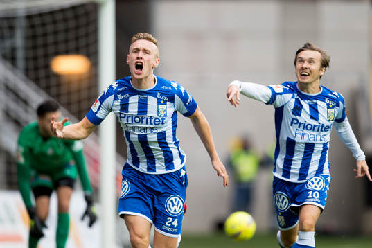  IFK Göteborgs Sebastian Ohlsson jublar