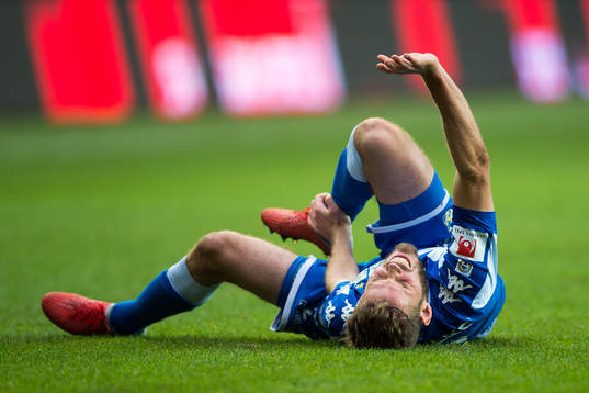 IFK Göteborgs Emil Salomonsson ligger skadad
